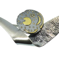 Collier mit runder Scheibe