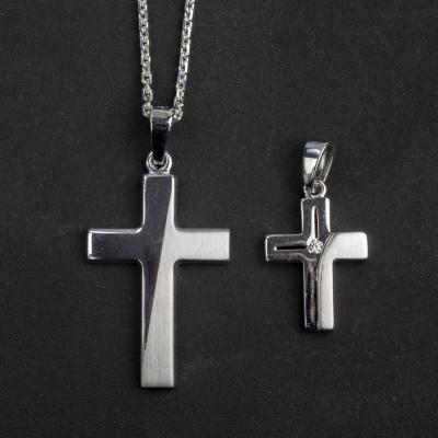 Kette mit Kreuz (Silber)